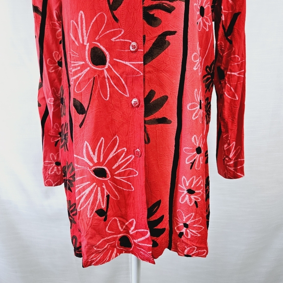 Jams World Vintage 80's Joli Hawaiian Buttondown Shirt size Small - Picture 4 of 11